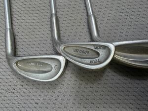 Wilson W/S 1000 & 2000 LD Tour Model Irons Mens Right Hand Steel Silver 3 Clubs